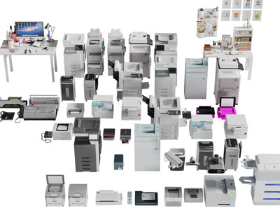 現代打印機 辦公室里的智能樞紐